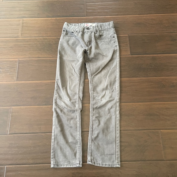 Levi's 511 Slim Boys Men 16 Reg Gray Denim Jeans W28"xL28" - Picture 2 of 9